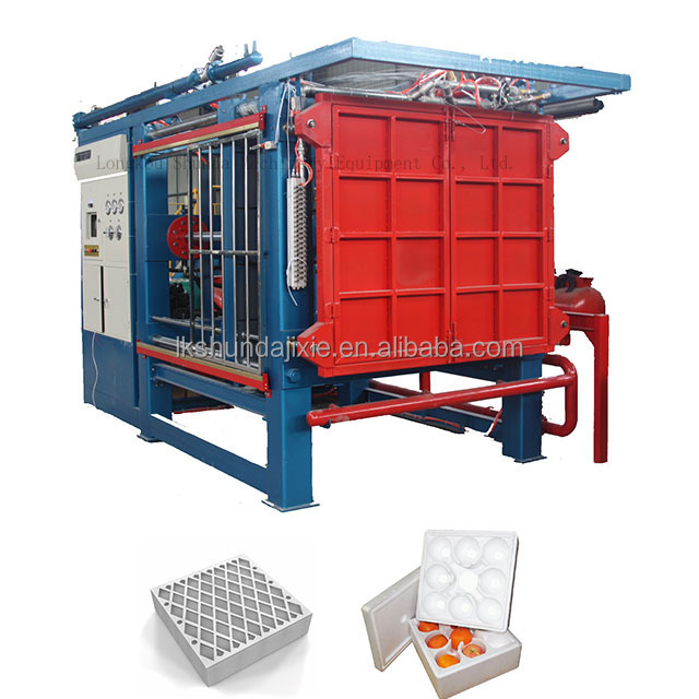 Automatic Vacuum Eps Foam Fish Box Making Molding Production Line Polystyrene Thermocol Styrofoam Ice Box Moulding Machine