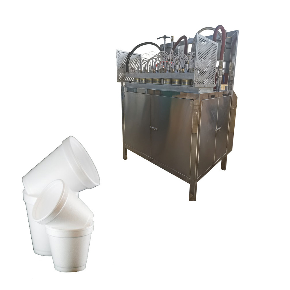 Shunda stable quality eps foam cup making machine thermocol machine polystyrene ice cream box machine