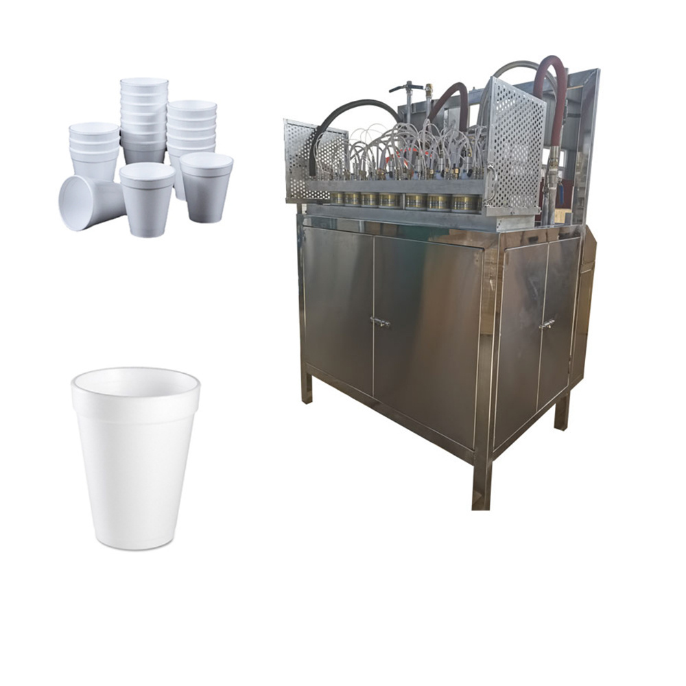 Shunda stable quality eps foam cup making machine thermocol machine polystyrene ice cream box machine