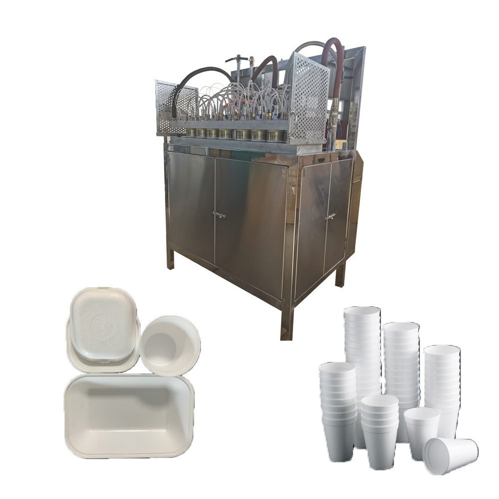 Shunda stable quality eps foam cup making machine thermocol machine polystyrene ice cream box machine