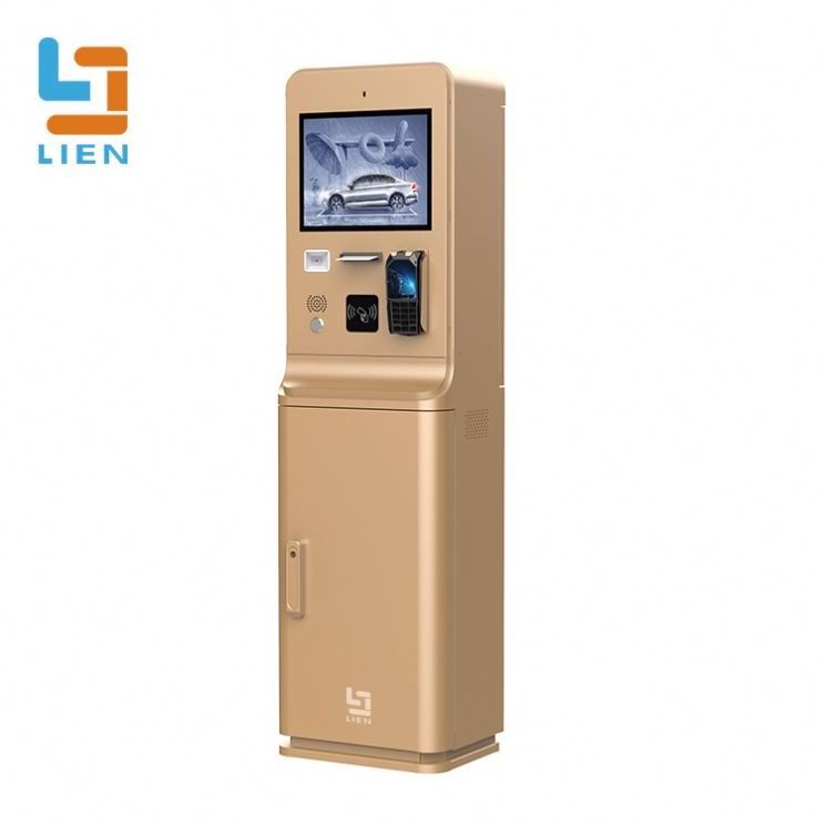 Smart Parking Payment Kiosk 21.5 Touch Screen ATM Machine Checkout Kiosk Machine With Payment Function