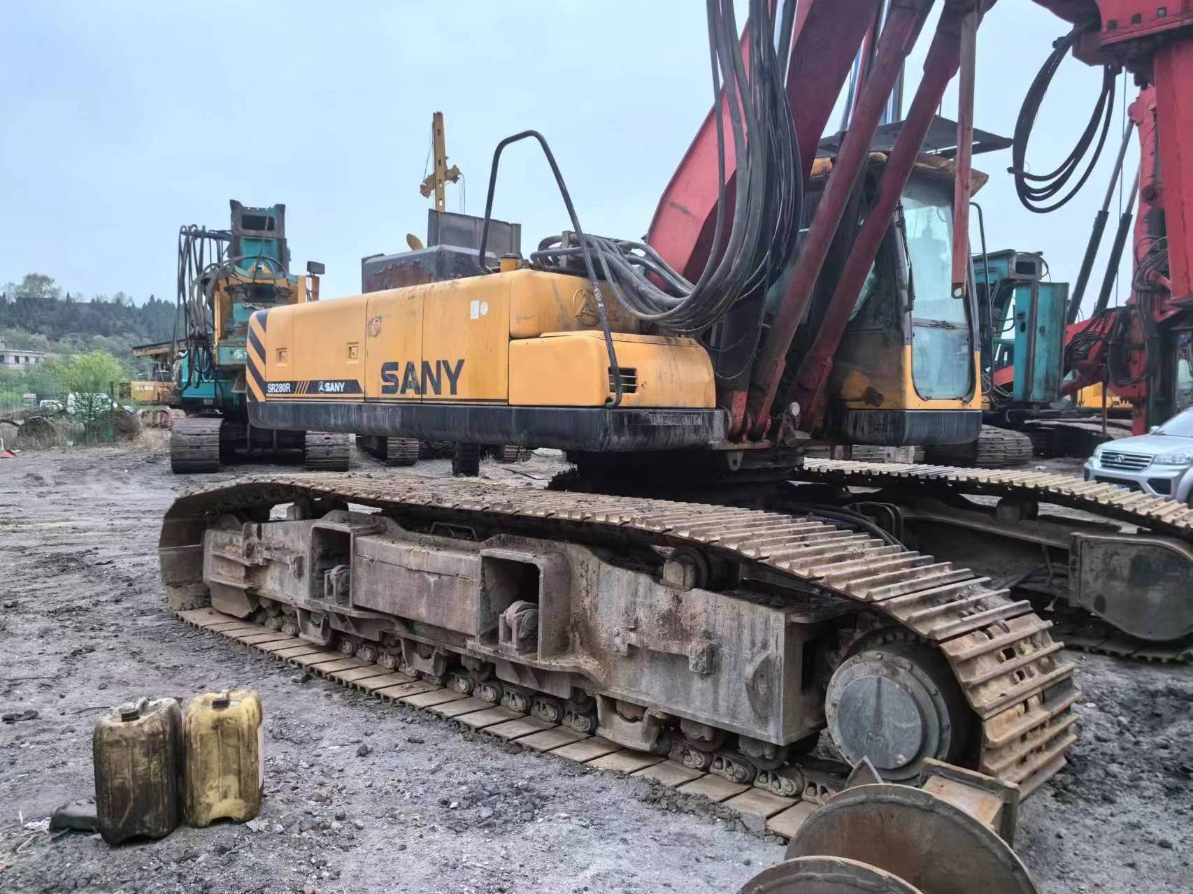 Used rotary drilling rig  SR250  SR220 SR205R SR235 SR285R SR155R Nice SOILMEC SR70 SR65 SR80C SR-60 Drilling rig on sale