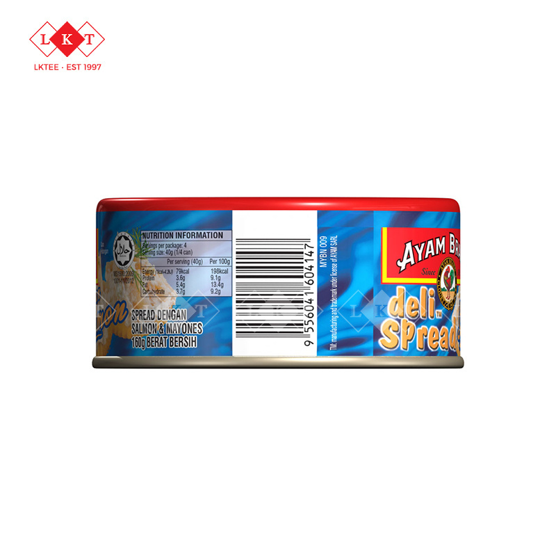 Ayam Brand Tuna Spread Salmon Spread 160G Direct Factory Wholesale Export Ready to Eat Food