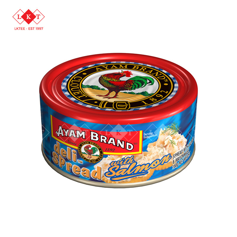 Ayam Brand Tuna Spread Salmon Spread 160G Direct Factory Wholesale Export Ready to Eat Food