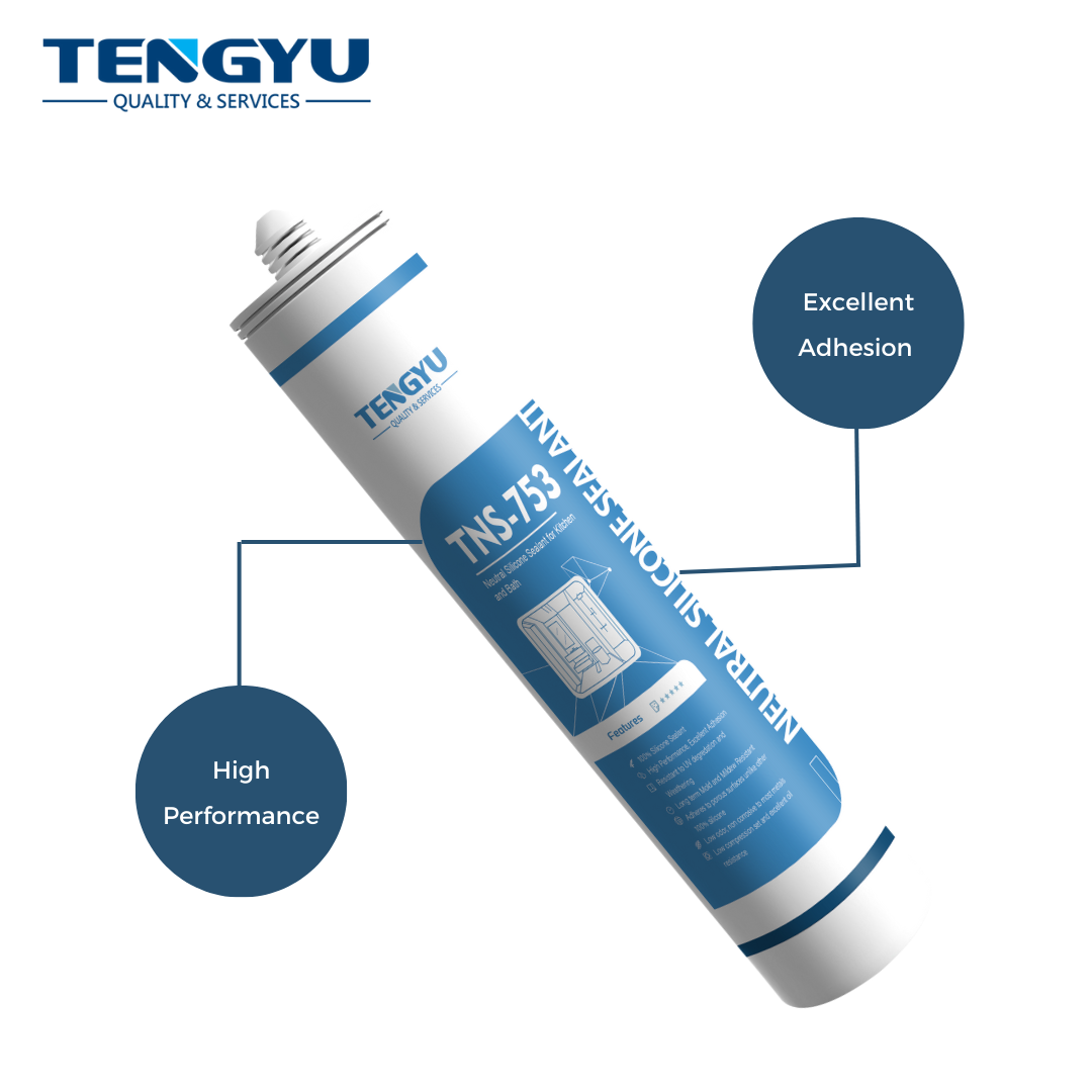 High Performance 280ML 300ML Fast Curing Waterproof Silicone Sealant Mildew Proof Sealant