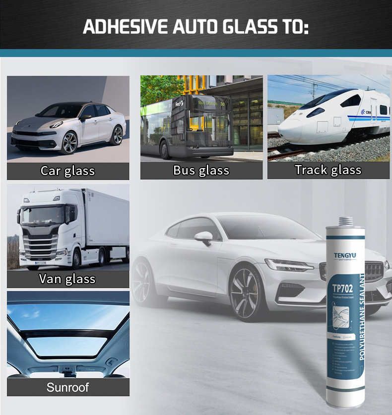 High Quality Fast Drying UV Resistant auto glass 600ml automotive pu sealant for automotive glass