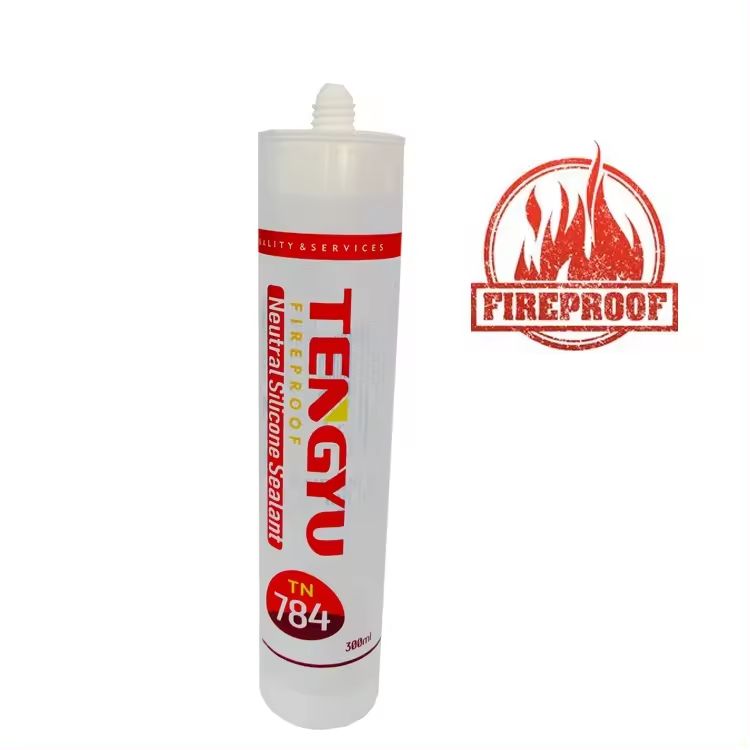 Hot Selling High Temp Custom White Grey Fire Rated Silicone Sealant