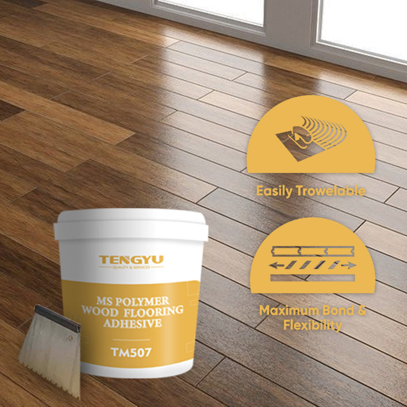 Eco-Friendly MS Hybrid Polymer Hardwood Flooring Adhesive Safe and Durable Wood Flooring Glue