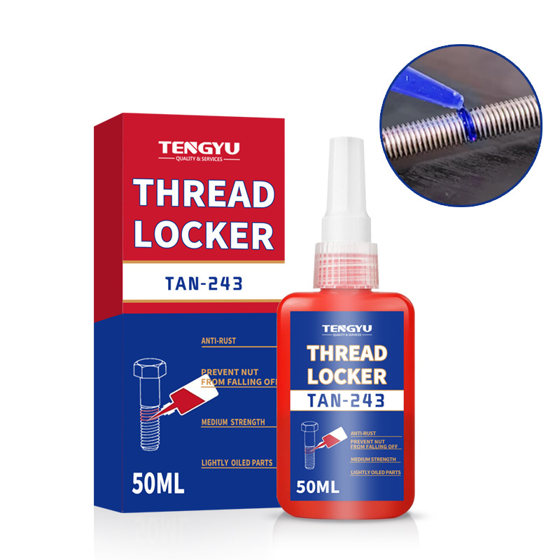 Detachable Screw Lock Liquid Blue 243 Anaerobic Adhesive Thread Seal Sealant