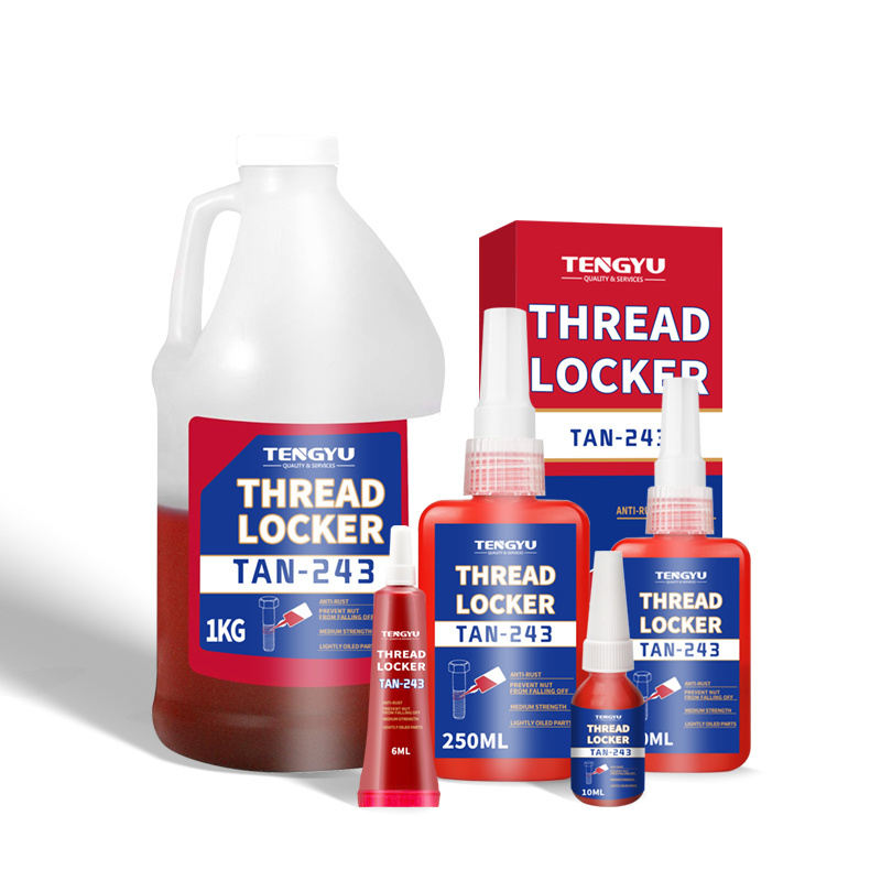 Detachable Screw Lock Liquid Blue 243 Anaerobic Adhesive Thread Seal Sealant