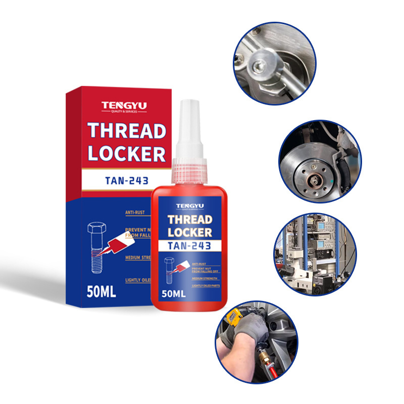 Detachable Screw Lock Liquid Blue 243 Anaerobic Adhesive Thread Seal Sealant