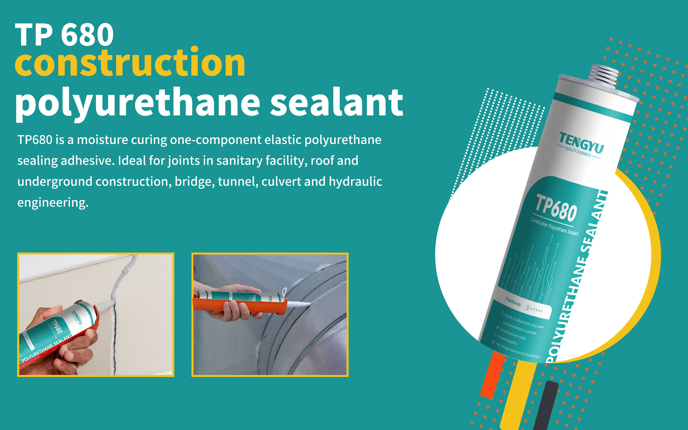 High modulus UV Resistant gray bulk 600ml Construction Joint polyurethane sealants for concrete