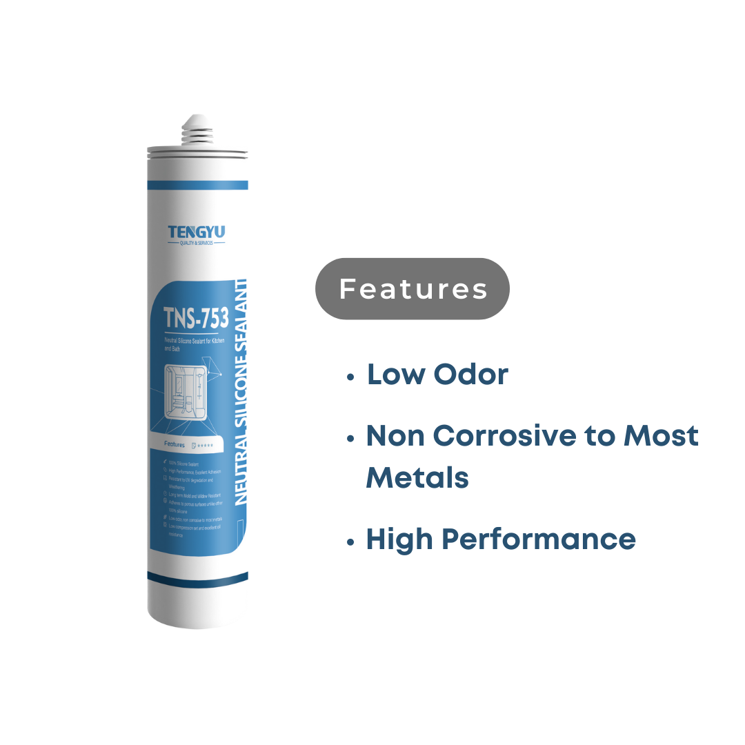 High Performance 280ML 300ML Fast Curing Waterproof Silicone Sealant Mildew Proof Sealant