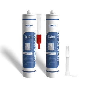 Fast dry paintable 280ml 300ml white and clear colored caulk for exterior