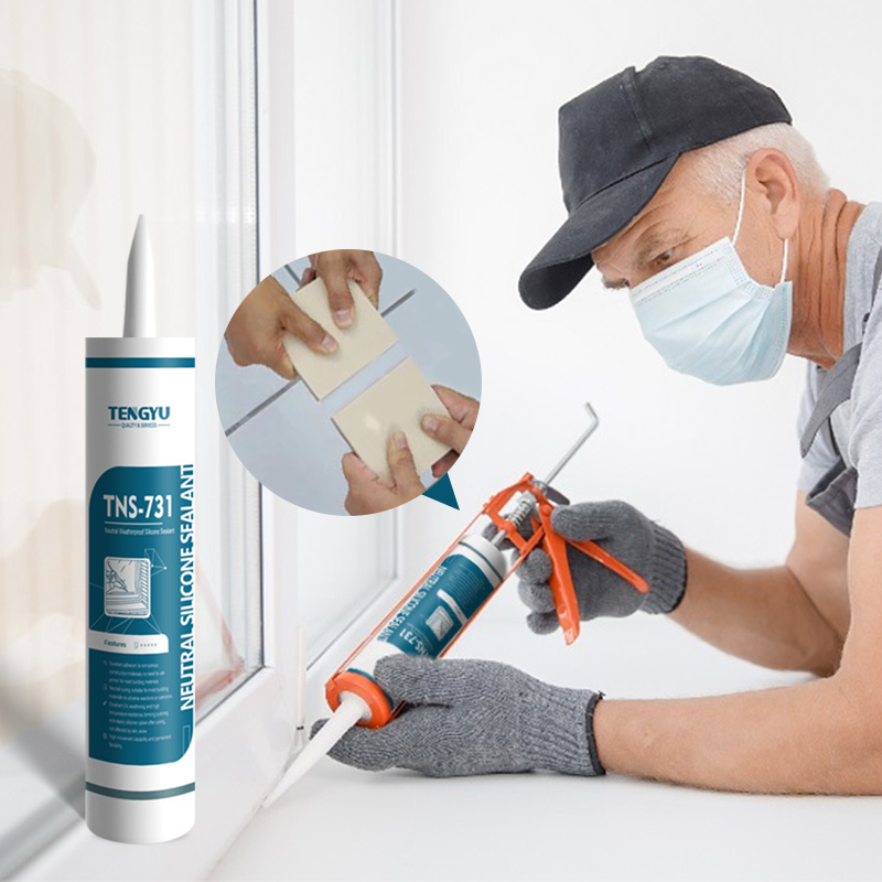 Cheap OEM Strong Adhesion 300ml waterproof gp silicone sealant adhesive For Curtain Wall