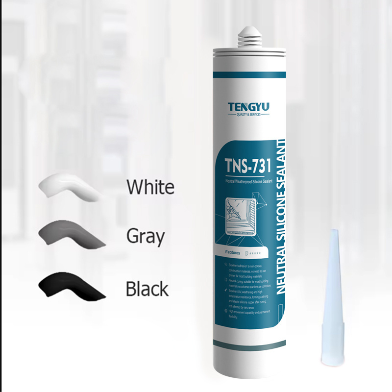 Cheap OEM Strong Adhesion 300ml waterproof gp silicone sealant adhesive For Curtain Wall