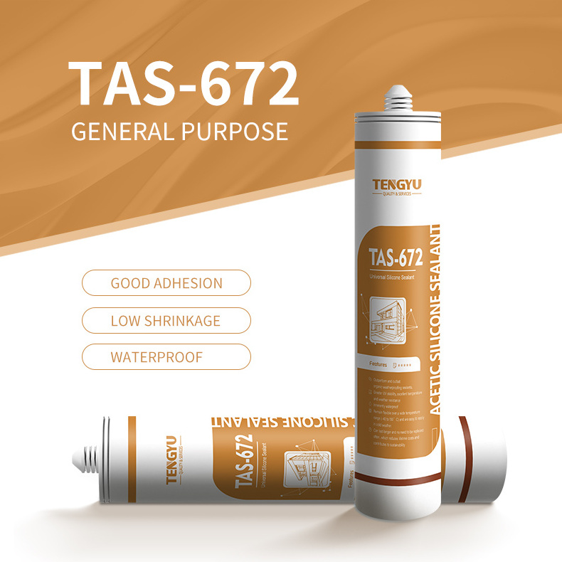 Construction caulking use weathering resistance white transparent waterproof acetic gp silicone sealant