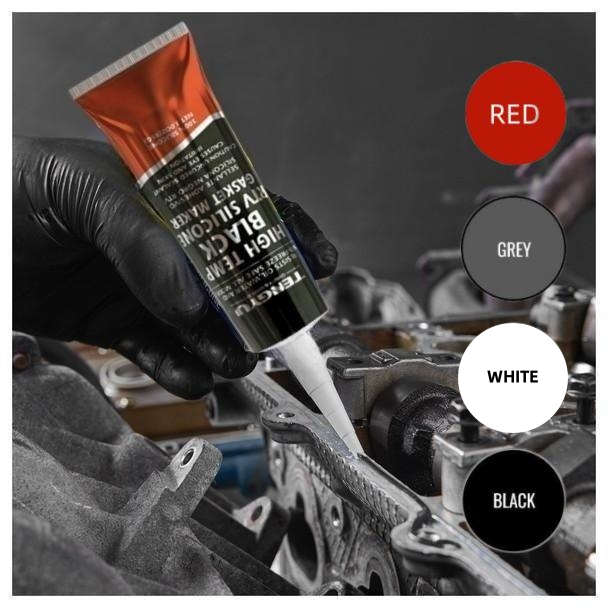 Industrial 3oz 85g High Temperature Red Gray Gasket Maker RTV Silicone Sealant for Valve Covers