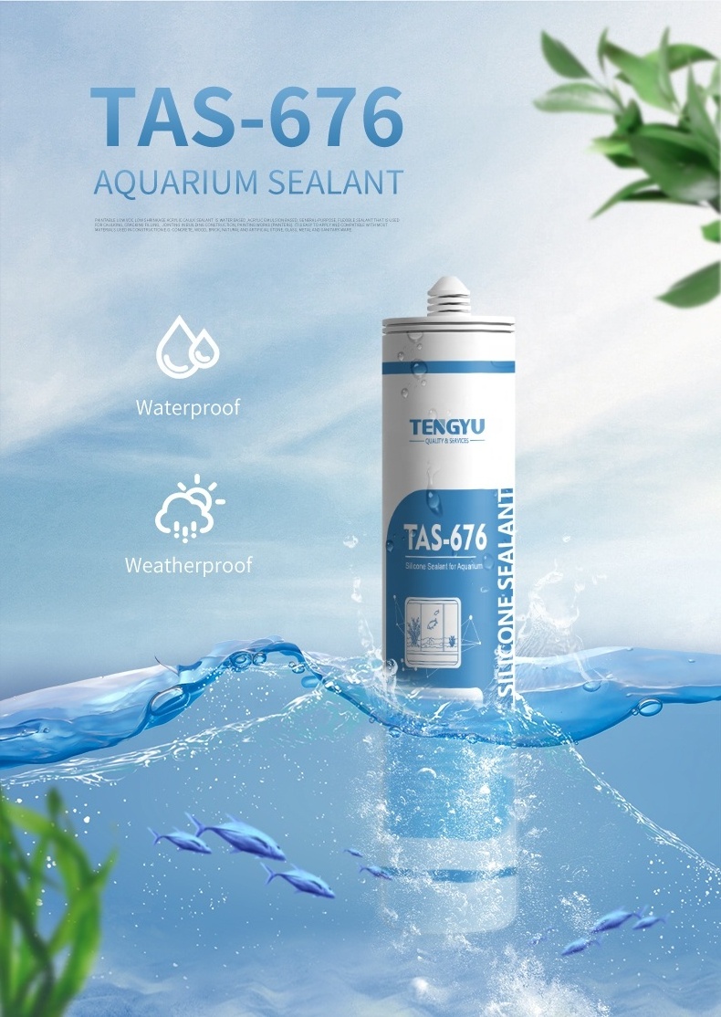 300ml Acid 100% Silicone Sealant For Non Toxic Glass Window Wall Waterproof Mastic Sealant Glass Cement