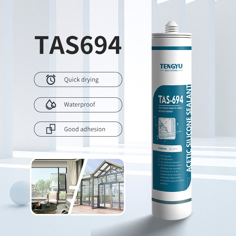 Factory direct coloured waterproof mildew proof weather resistance acetic silicone sealant for window