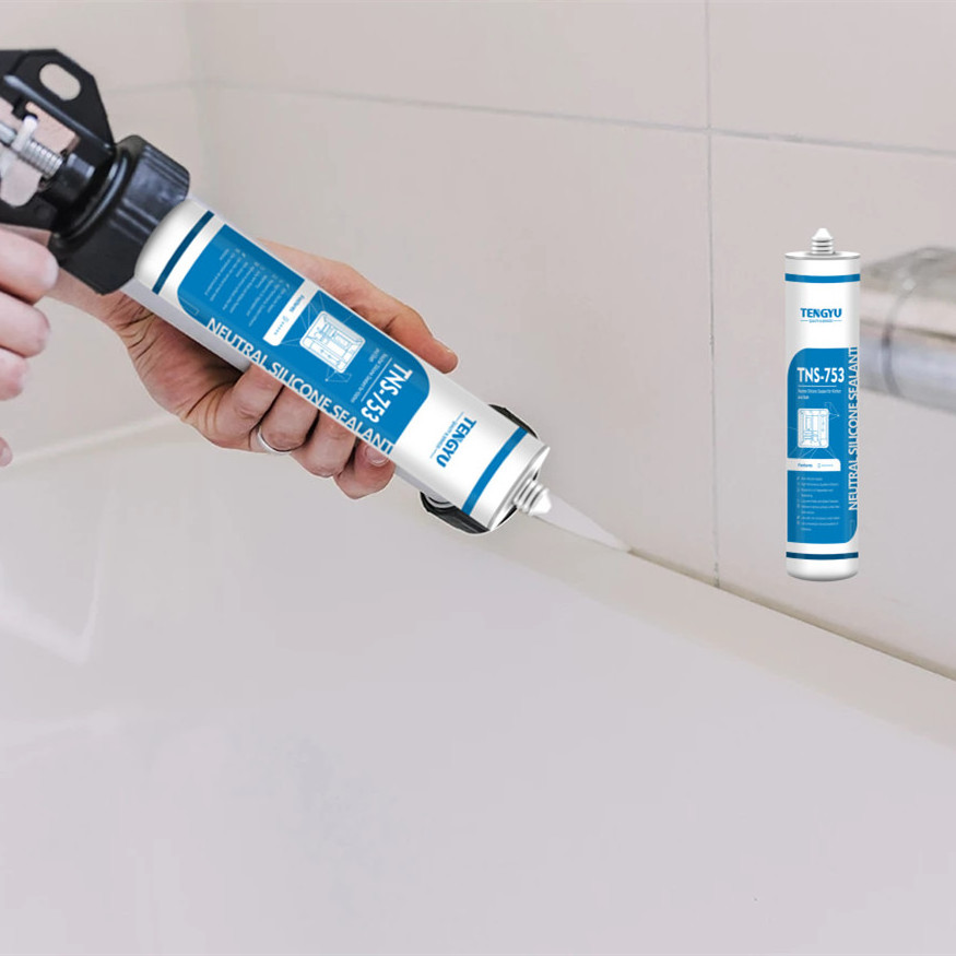 Anti fungus quick drying clear caulking silicon sealant barrel sealant silicone clear for bathroom kitchen