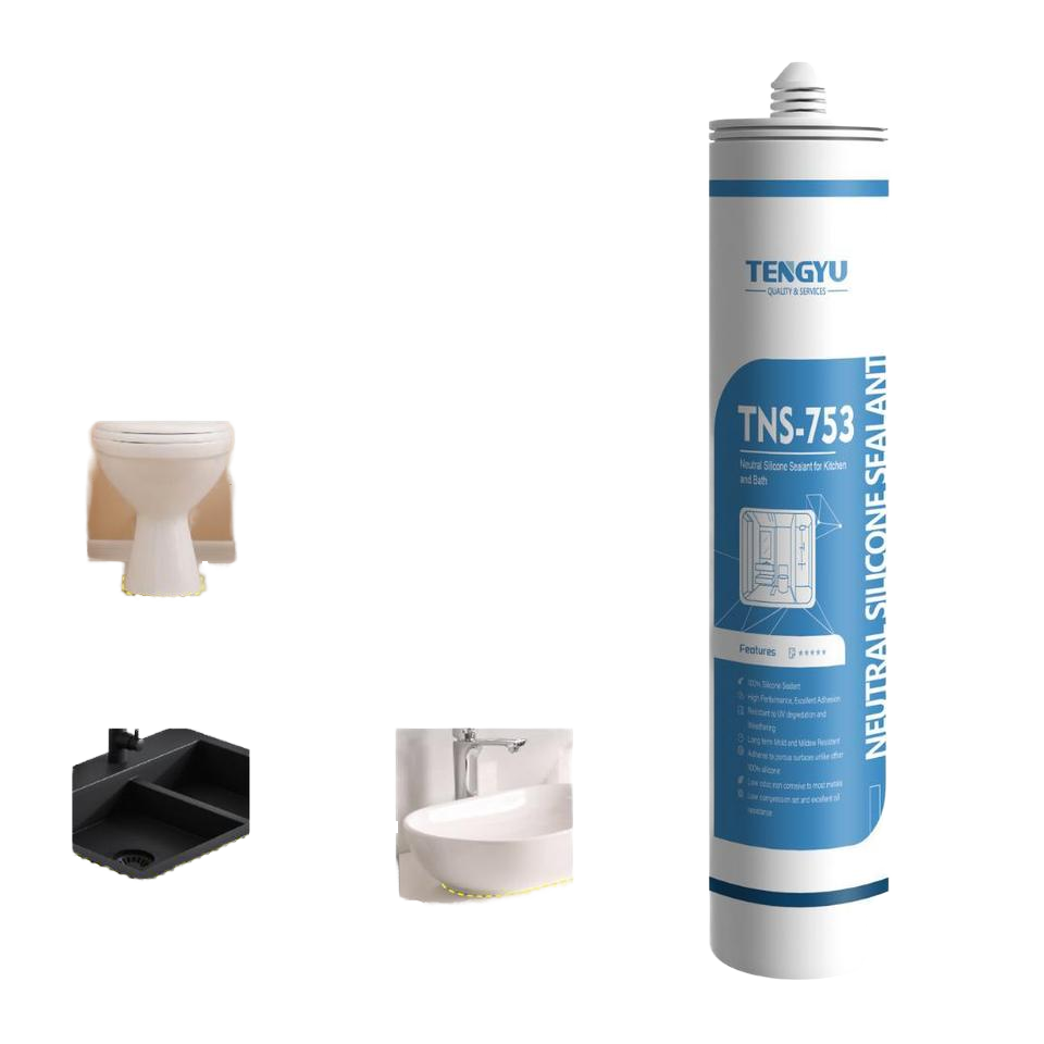 100%silicone Mold Free caulk and sealant waterproof stain and Mildew Resistant for Kitchen &Bath