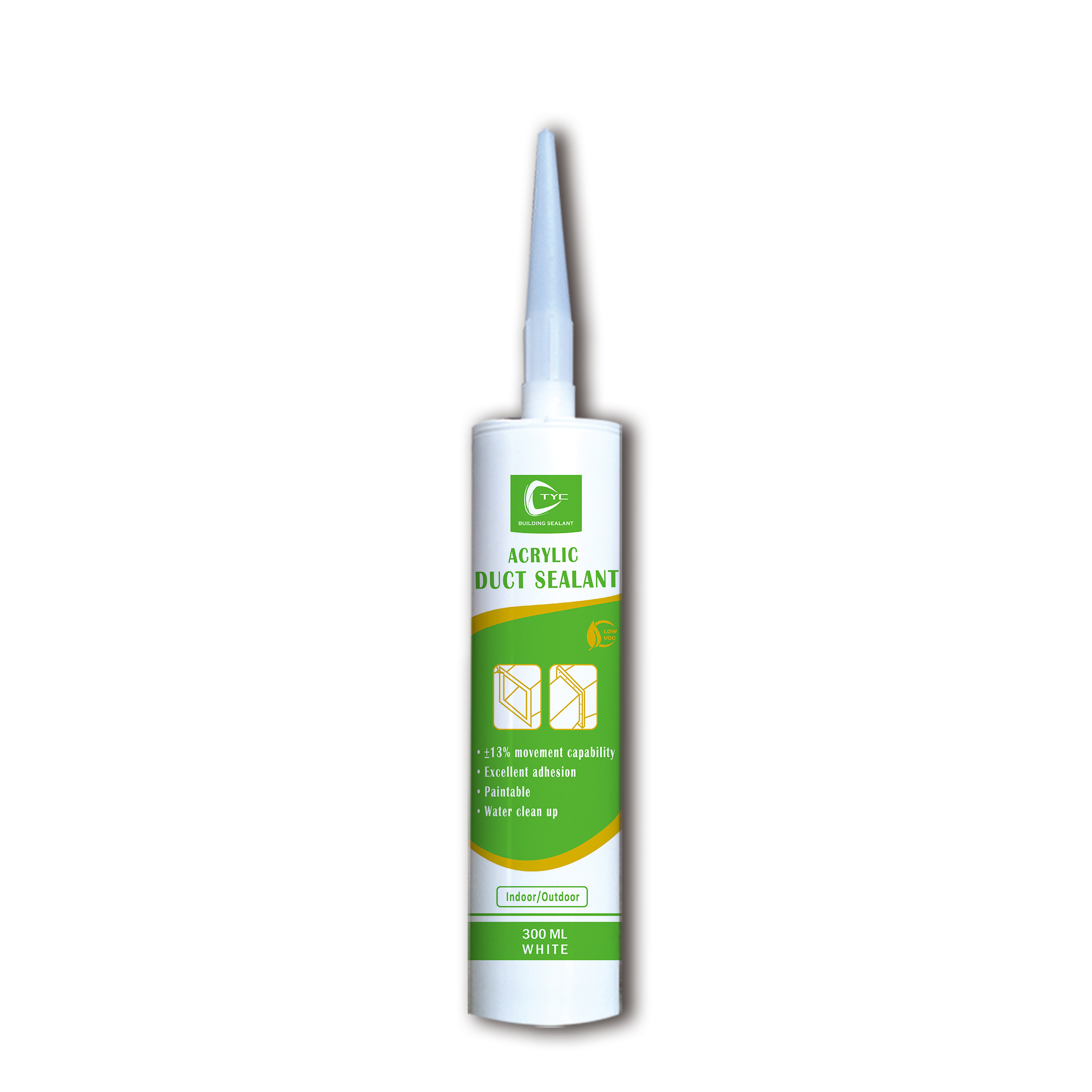 Acrylic Sealant White Color High quality All purpose Siliconized Latex Caulk Gap Filler