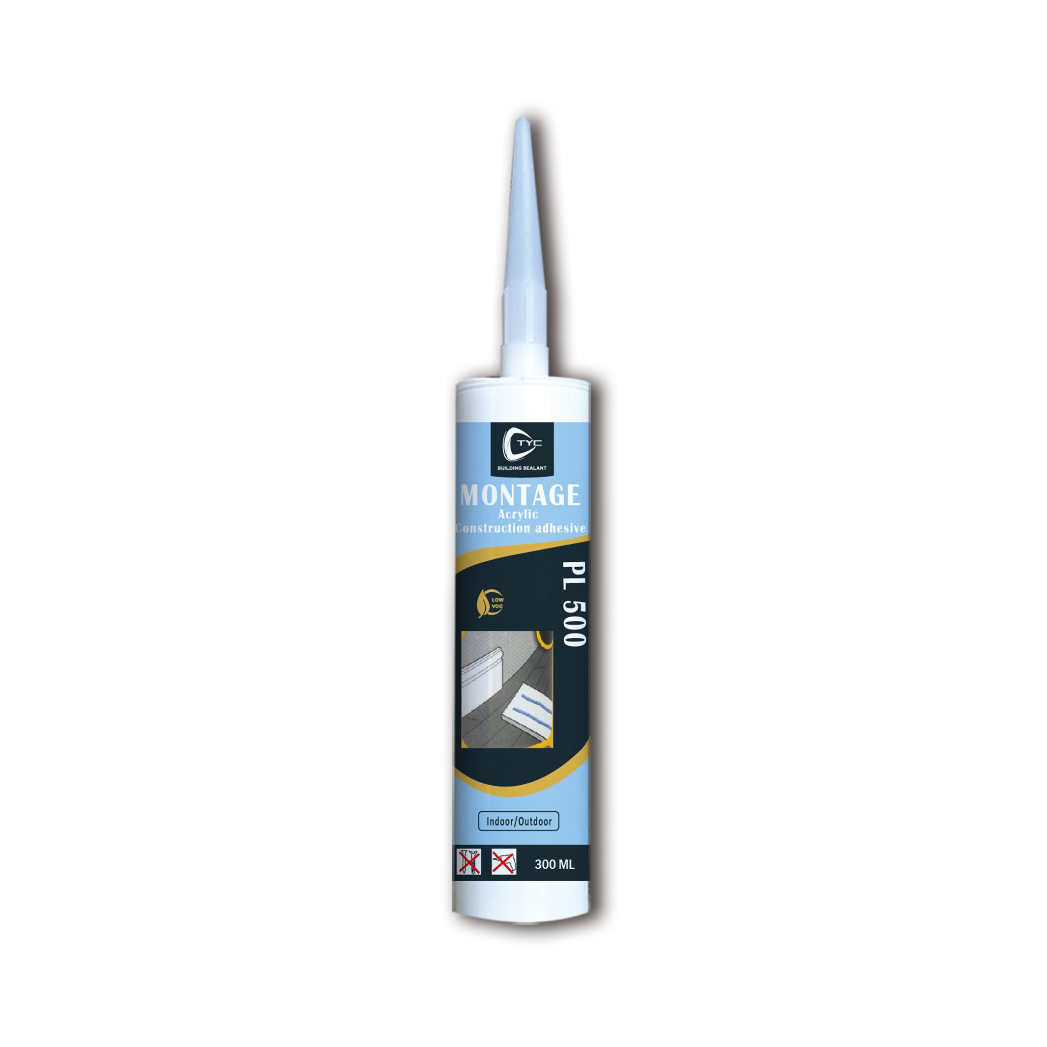 OEM Factory Price White Outdoor and Indoor Caulk Quick Drying Water-based Siliconized Acryl Sealant