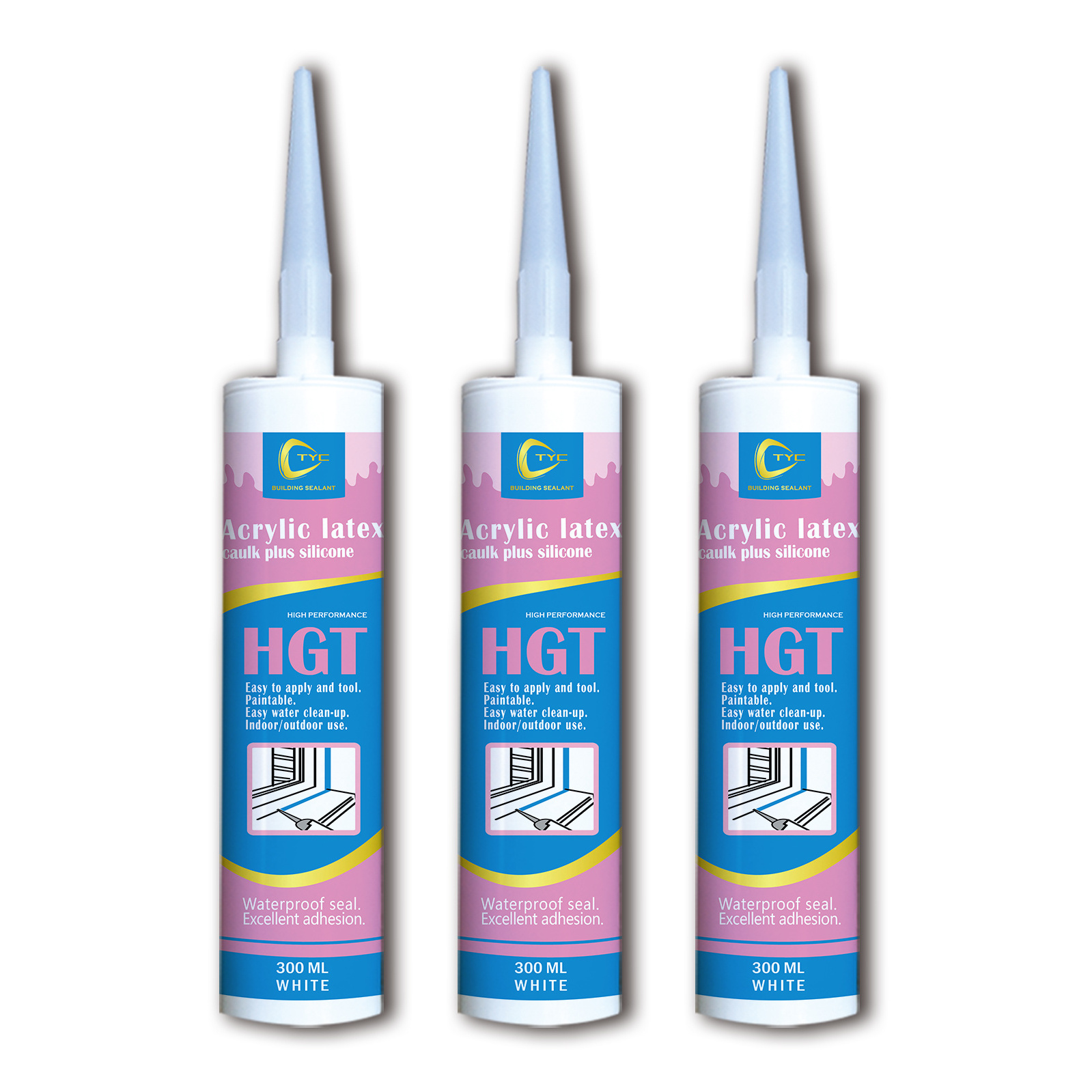 Waterproof Gap Filler Acrylic latex caulk join Sealant