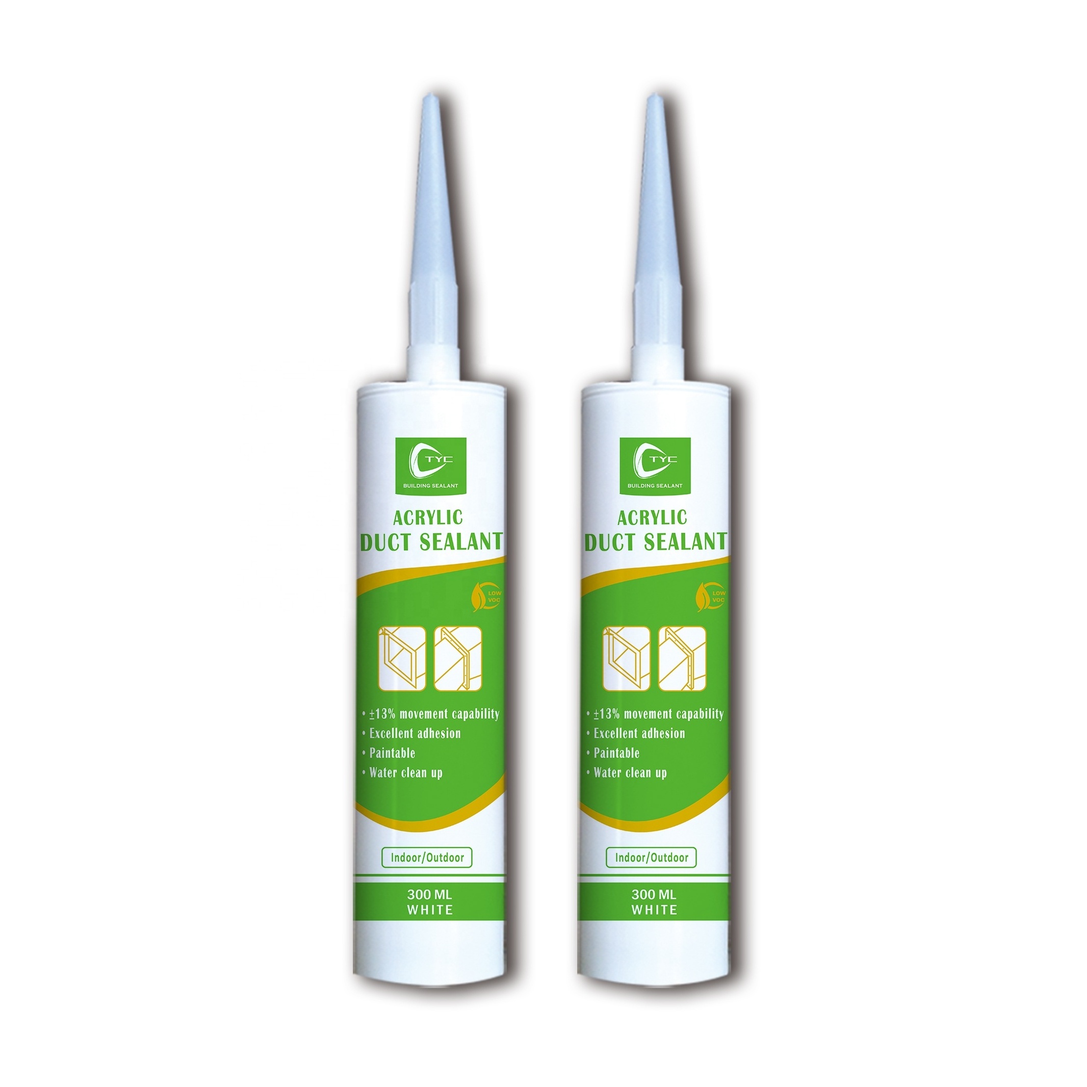 OEM Factory Price White Outdoor and Indoor Caulk Quick Drying Water-based Siliconized Acryl Sealant