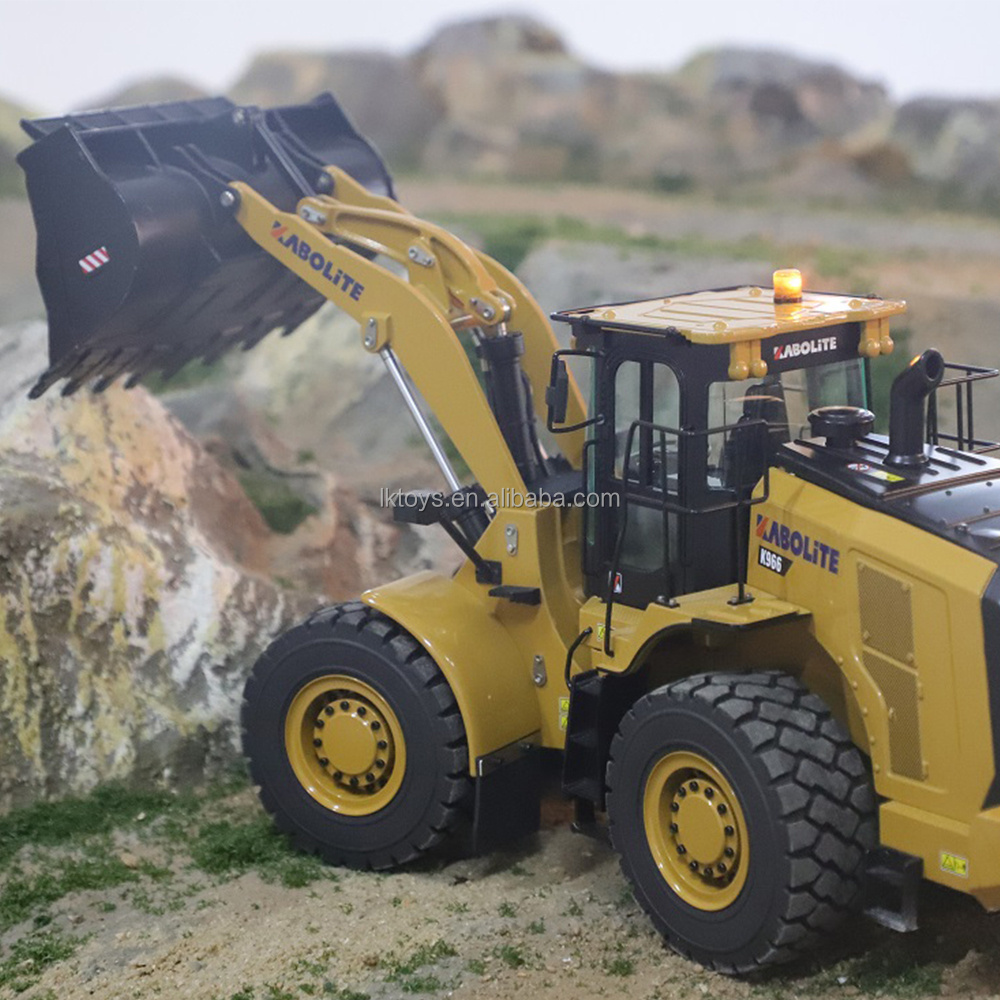 Kabolite K966 2.4G 1:16 Rc Hydraulic Truck Rc Loader Car Model 7500Mah Battery Huina Model RTR Model