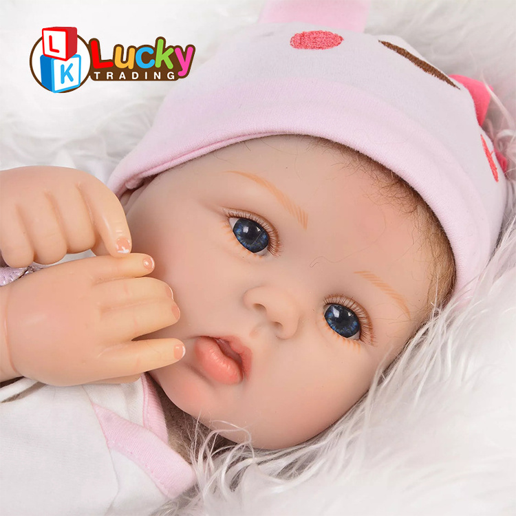 LK Toy Baby Doll Girl Munecas-Silicona-Real Reborn Dolls Biutiful The Silicone Baby Education Realistic Silicone Realistic Doll