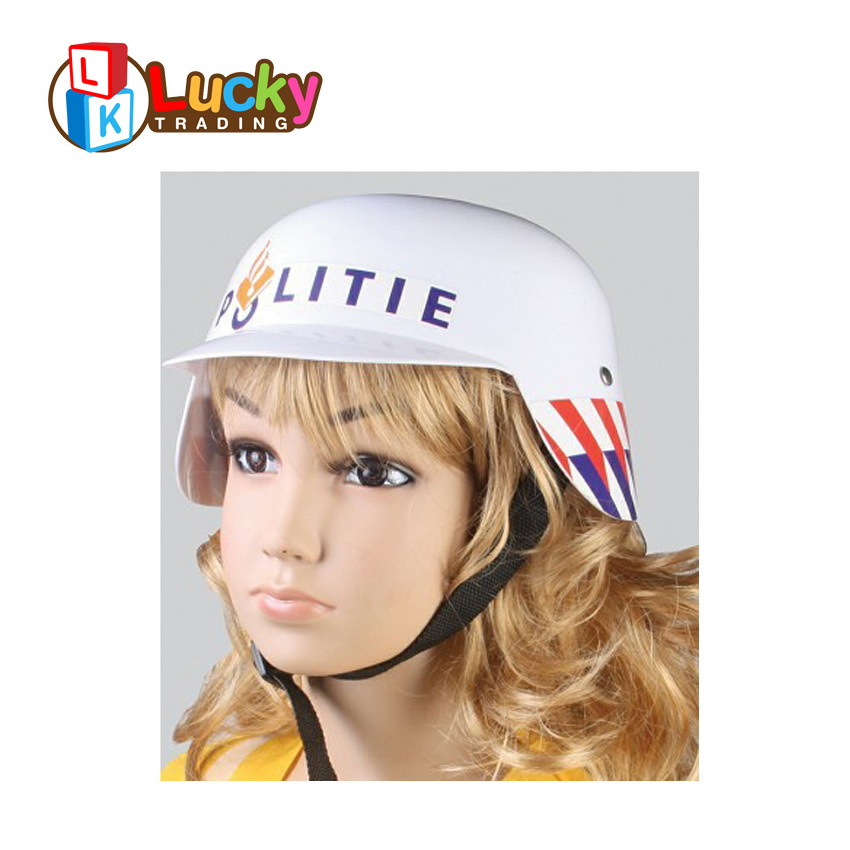 Kids Army Helmet Police Plastic Party Hat Plastic Toy Soldier Hat For Pretend Play