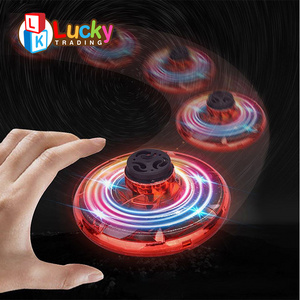 2023 New Toys Fidget Spinner Toy Induction Drone Hand Finger Spinner Mini UFO Top Flying Gyro