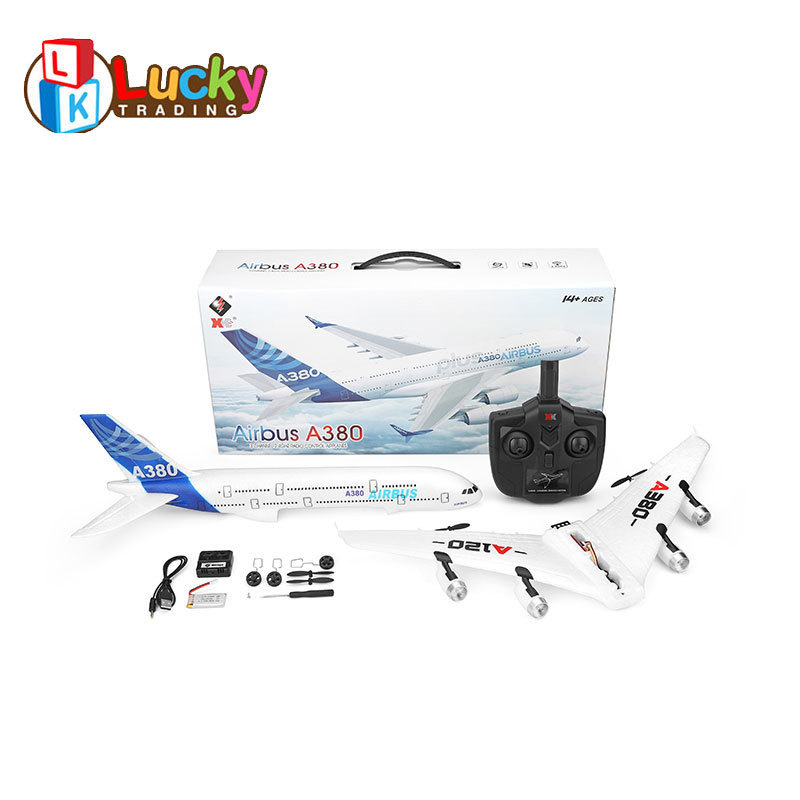 Super 2.4GHz 3CH 6Axis Gyro EPP Airbus A380 RC Airplane Toys Model for Kids