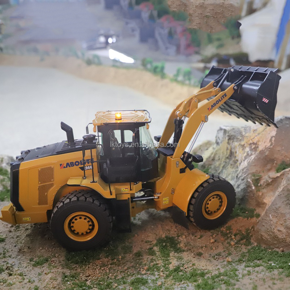 Kabolite K966 2.4G 1:16 Rc Hydraulic Truck Rc Loader Car Model 7500Mah Battery Huina Model RTR Model