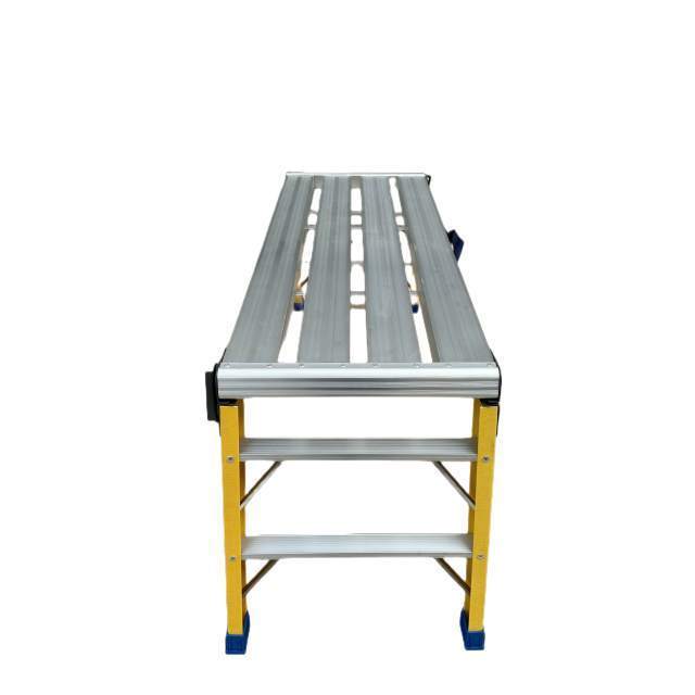 FRP  Folding Ladder Working Platform Portable Safety Platform Ladders For sale