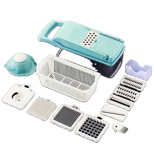 13 In 1 Multi-function Potato Carrot Cucumber Cutter Grater Shredders With Strainer / Kitchen Fruit And Vegetable Tools