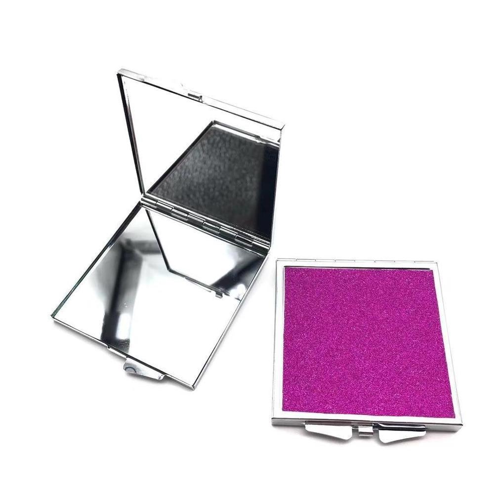 Vanity Wedding gifts Bling Decoration Customized Metal Compact Pocket Mirror