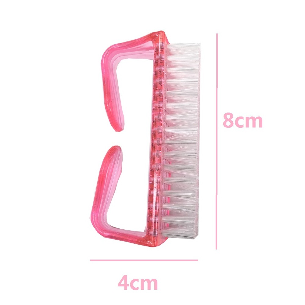 Foot Scrub Cleaner Pedicure Brush Plastic Handle Mini Foot Brush