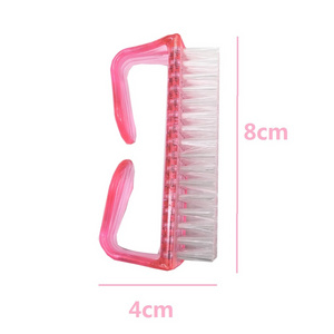 Foot Scrub Cleaner Pedicure Brush Plastic Handle Mini Foot Brush