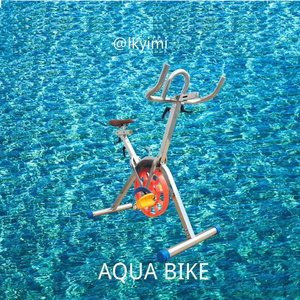 Swimming Pool Stainless Steel Fitness Adjustable Under Water Resistance Cycle Aqua Bike For Sale