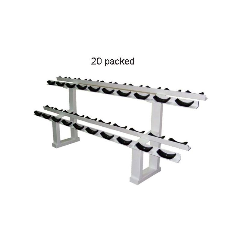 Hot Sale Fitness Equipment 20 Pair Vertical Dumbbell Rack Set