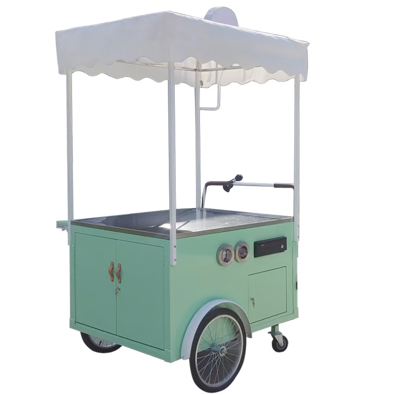 Ice cream vending truck  customized Prosky Mobile Mini Street  Food Stall Cart For Thailand