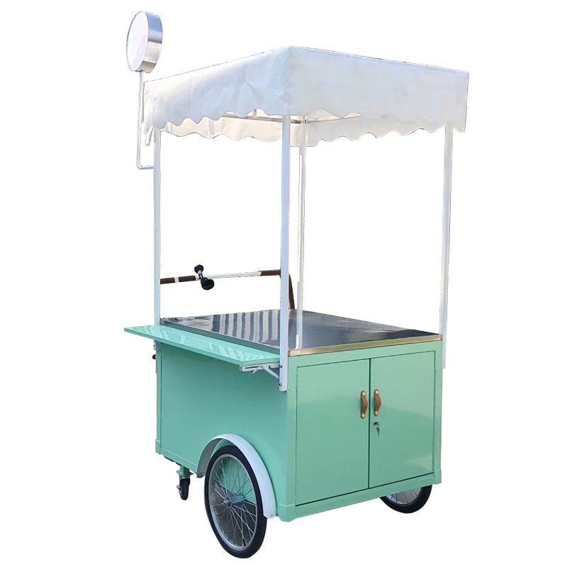 Ice cream vending truck  customized Prosky Mobile Mini Street  Food Stall Cart For Thailand