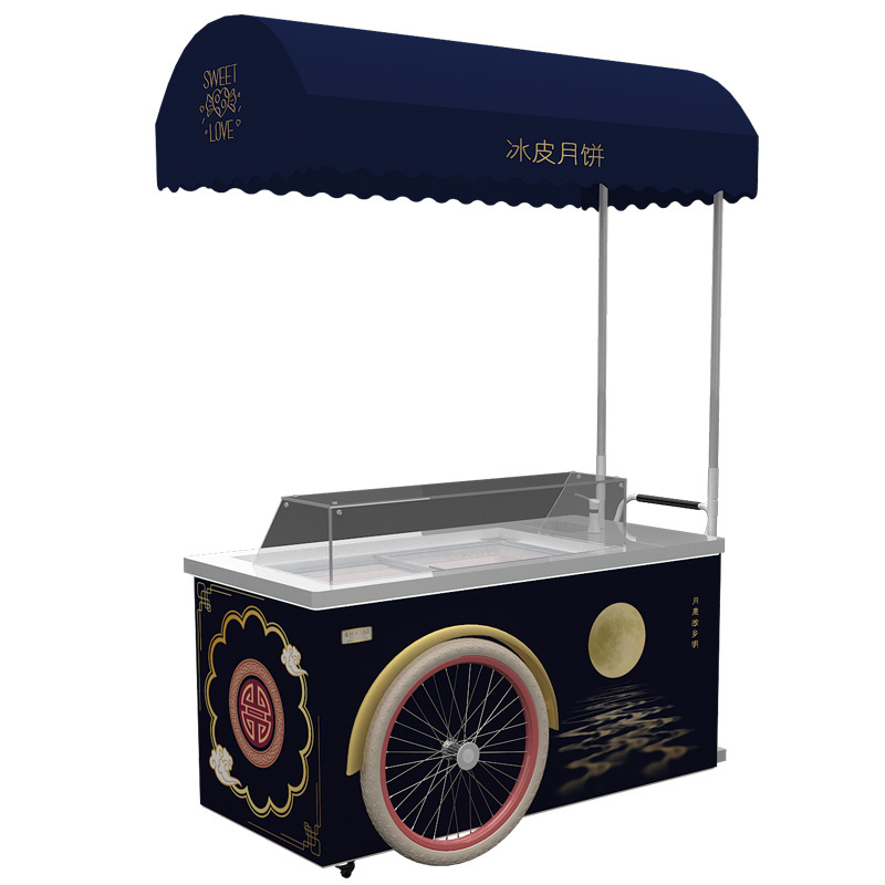 High Efficiency Ice Cream Food Cart Ice Cream Cart Bike For Sale fruit cart