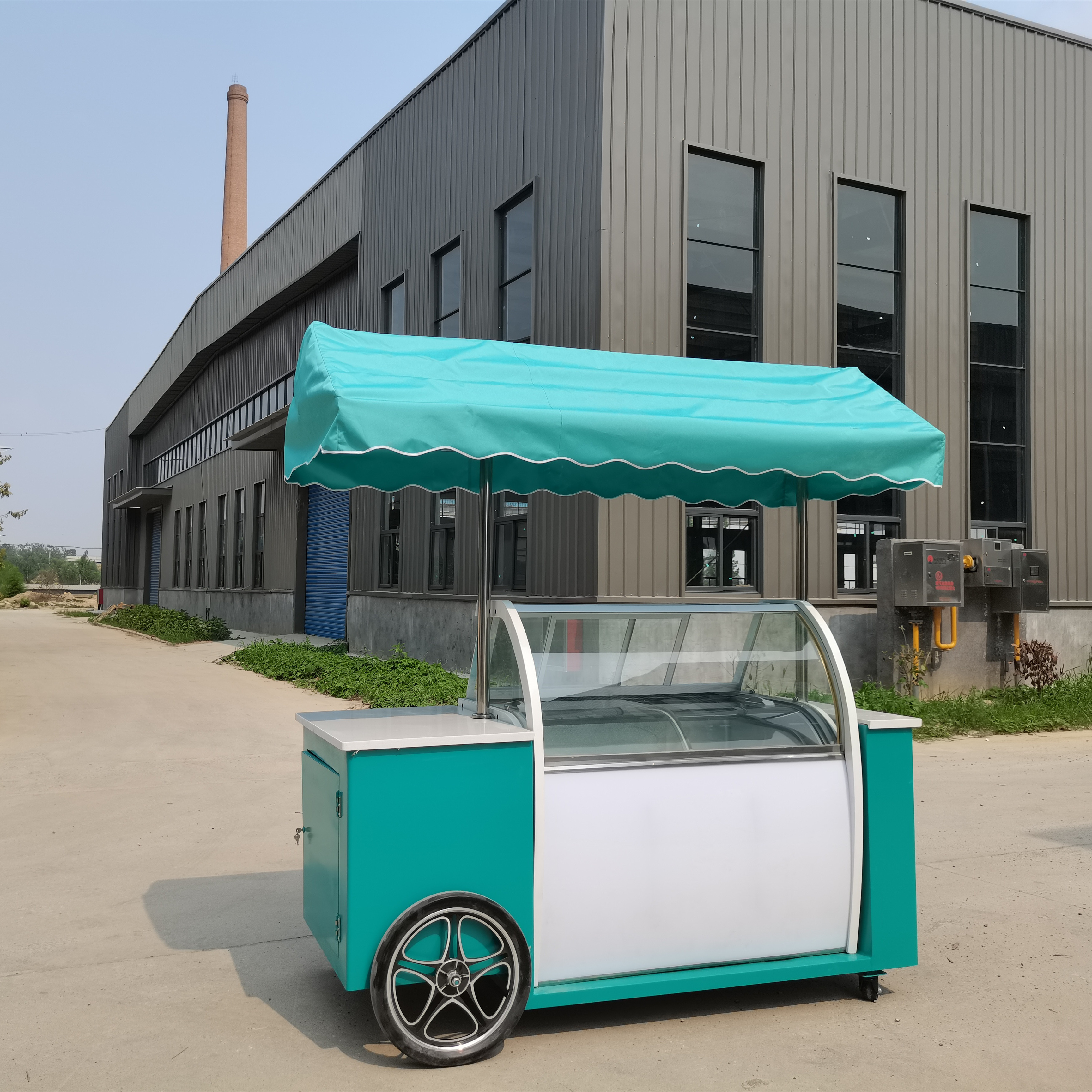 Factory price vending street food use outdoor mobile ice cream truck cart kiosk vans  shop cart