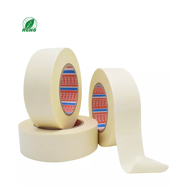 Low Price good quality tesa tape 4432 flat paper masking tape sandblasting protective masking tape