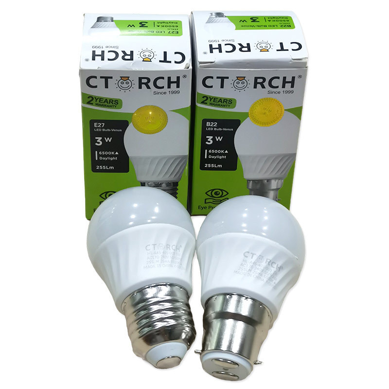 CTORCH electric bulb china led lighting bulb manufacturer CE 3w 5w 7w 9w 12w 15w18w watts A60 A70 E27 B22 led bulb