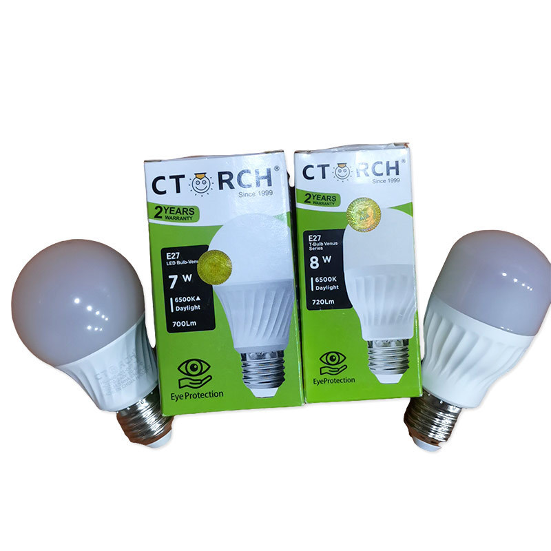 CTORCH electric bulb china led lighting bulb manufacturer CE 3w 5w 7w 9w 12w 15w18w watts A60 A70 E27 B22 led bulb